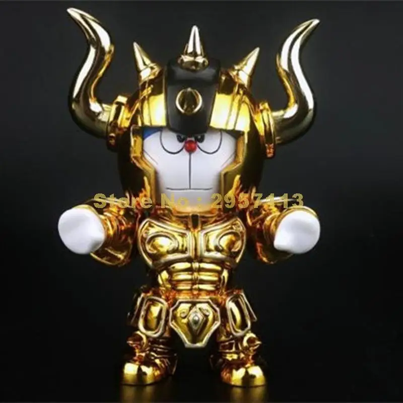Doracat Аниме doraemon gold saint Косплей cos aurus ПВХ подвижные фигурки куклы Коллекция Модель
