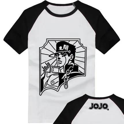 Jojo причудливая футболка Jojo S причудливая футболка с коротким рукавом летняя футболка забавная графическая Хлопковая мужская футболка