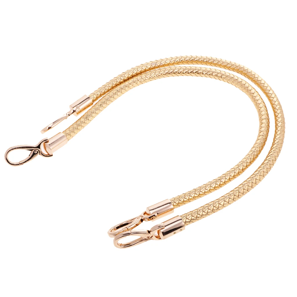 Pair DIY Shoulder Bag Replacement Handle Braided Rope Handbag Strap 60cm