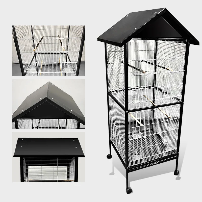 High Quality Large Roof Top Small Bird Cage Pigeon Cage Parrot Cage
