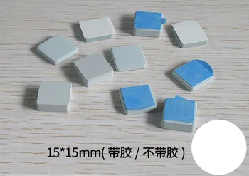 

Silicon Carbide Ceramic Sheet 15*15*2/2.5/3/4/5mm Adhesive Heatsink LED Cooling