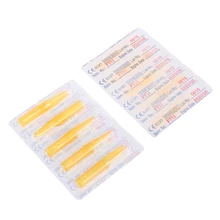 50 шт одноразовые колпачки для татуажа наконечник круглый плоский Алмазный вкладыш Shader U pick Размер