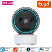 Caméra de Surveillance intérieure intelligente IP WiFi 1080P, avec suivi automatique, babyphone vidéo sans fil 