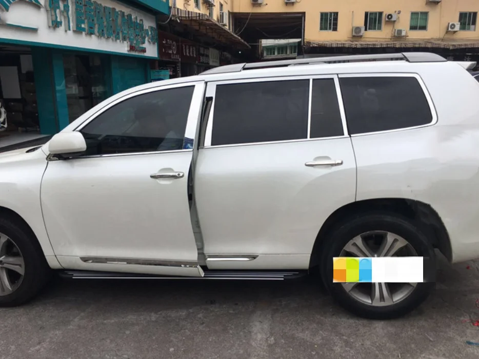 Для Toyota highlander 2009-2011автомобильная модель с высококачественной нержавеющей сталью Украшения для тела полосы украшения аксессуары