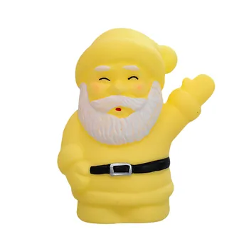 

Christmas Toy Vinyl Santa Claus Led Night Light Xmas Ornaments Toys Gifts Luminous Toys Birthday Gift Night Light Toy Luminous