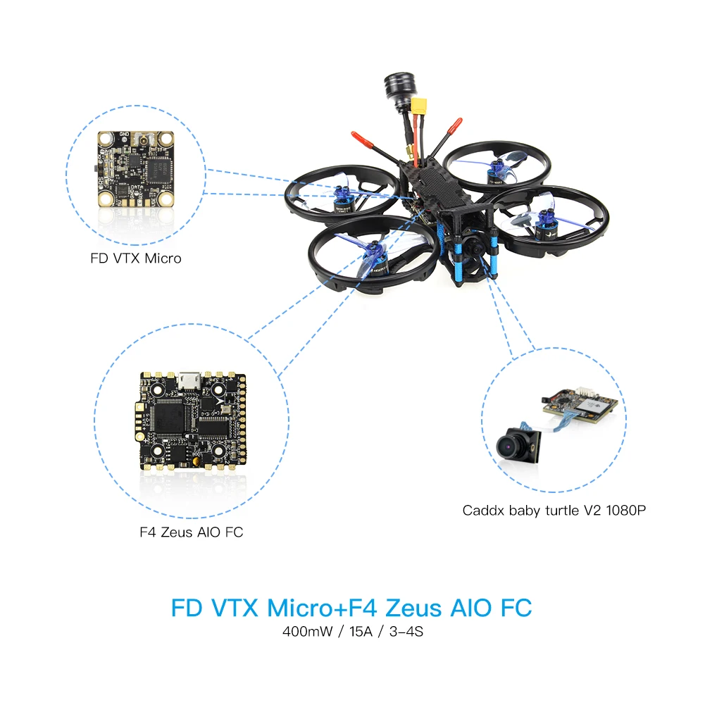 Новое поступление HGLRC Sector132 1080P Дрон 3-4S FPV гоночный Дрон PNP BNF с Caddx детская черепаха V2 камера 1106 мотор FD VTX Micro