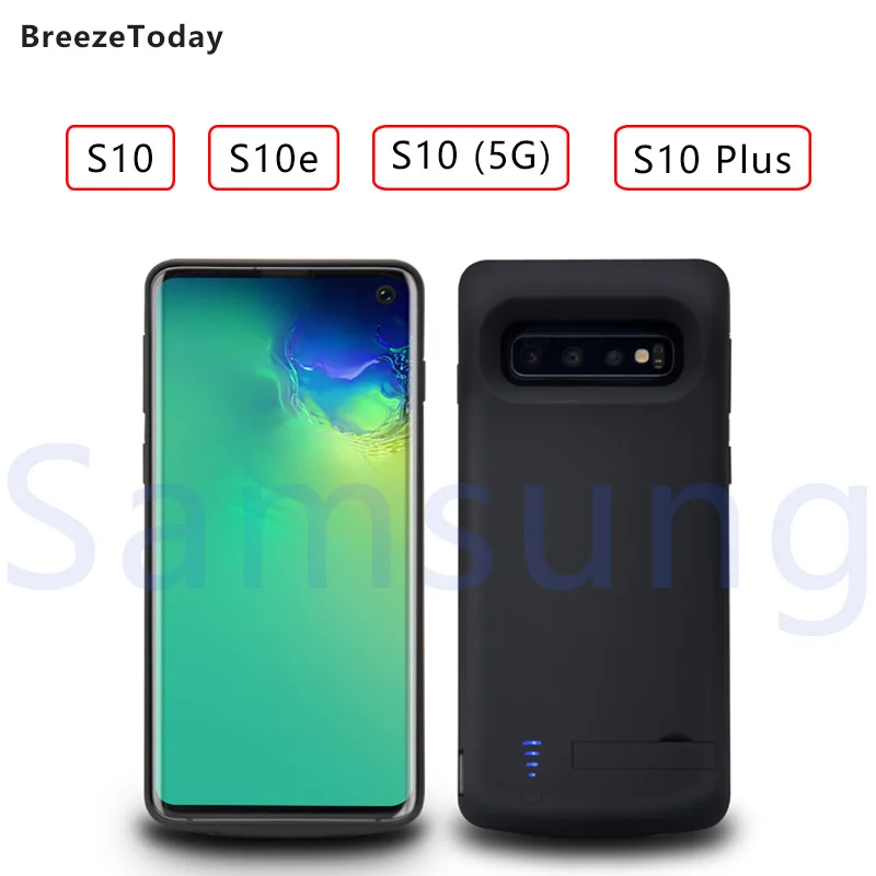 Чехол для зарядки 6000 мАч чехол аккумулятора Samsung S10e S10 Galaxy Plus 5G внешний