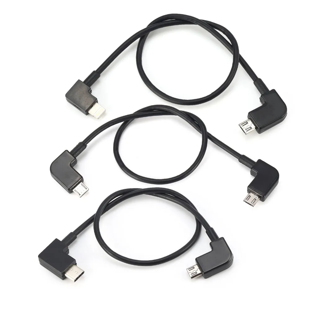 Кабель для передачи данных для DJI Spark/MAVIC Pro/Mavic 2 с воздушным Управлением Micro USB для освещения/type C/Micro USB линия для IPhone для колодки для xiaomi