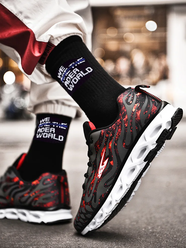 

Men Blade Winter Running Shoes Men Shoes Korean-style Trend Versatile Casual Sports plus Velvet Teenager Cotton-padded Shoes Tre