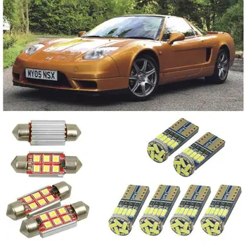 

Interior led Car lights For Honda logo ga hathcback nsx mk1 cabrio coupe bulbs for cars License Plate Light 6pc