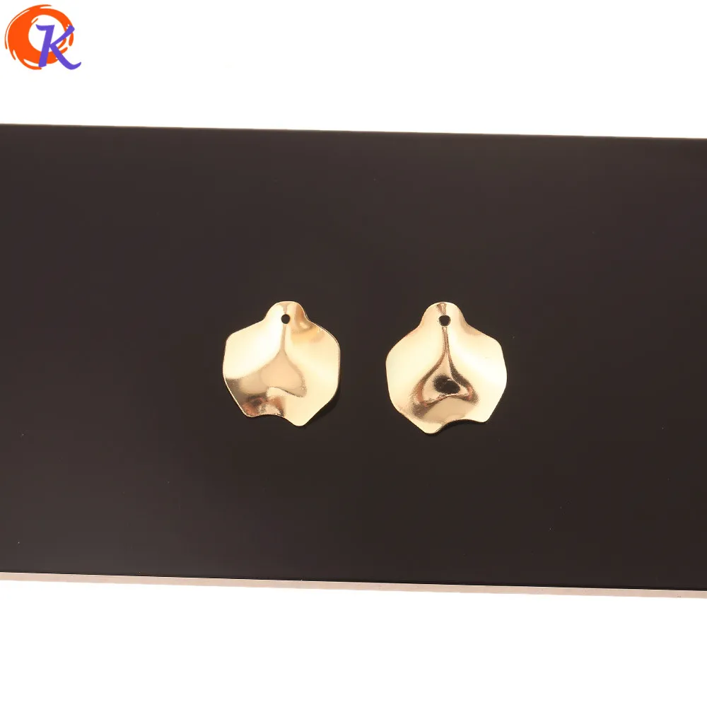 Cordial Design 100Pcs 20*22MM Jewelry Accessories/Hand Made/Charms/Petal Shape/DIY Jewelry Making/Pendant/Earring Findings