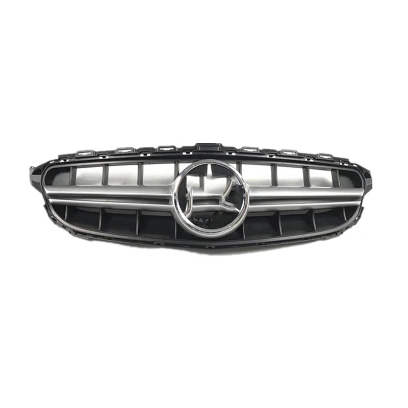 

Car styling Middle grille for Mercedes-Benz C-class W205 sports C63S ABS plastic front grille AMG vertical bar AMGS