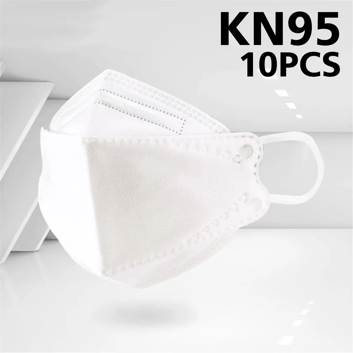 

10Pcs 95% Anti Air Pollution Non-woven Face Mask Protection Respirator PM2.5 Dustproof Air Filter Breathing Protective Mask