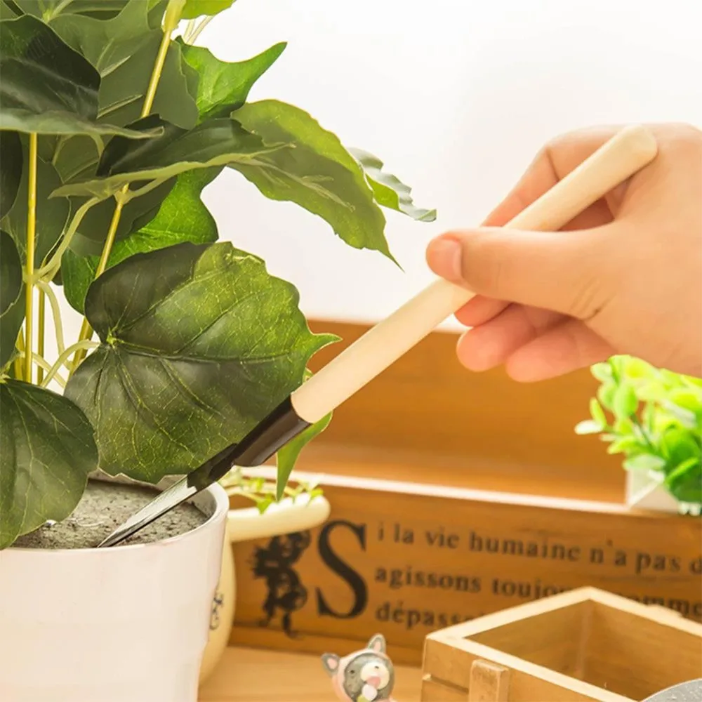 New Home Gardening 3Pcs/set Gardening Tool Set Mini Bonsai Digging Suits Three-piece Shovel Rake Garden Tools Combination