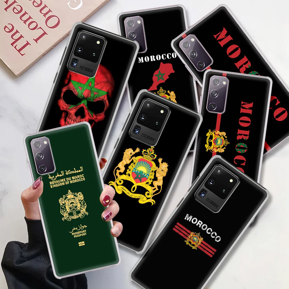Morocco Flag Passport Phone Bumper Case For Samsung Galaxy S21 Ultra S20 FE 5G S10e S10 S9 S8 Plus Cover Coque Fundas | Мобильные