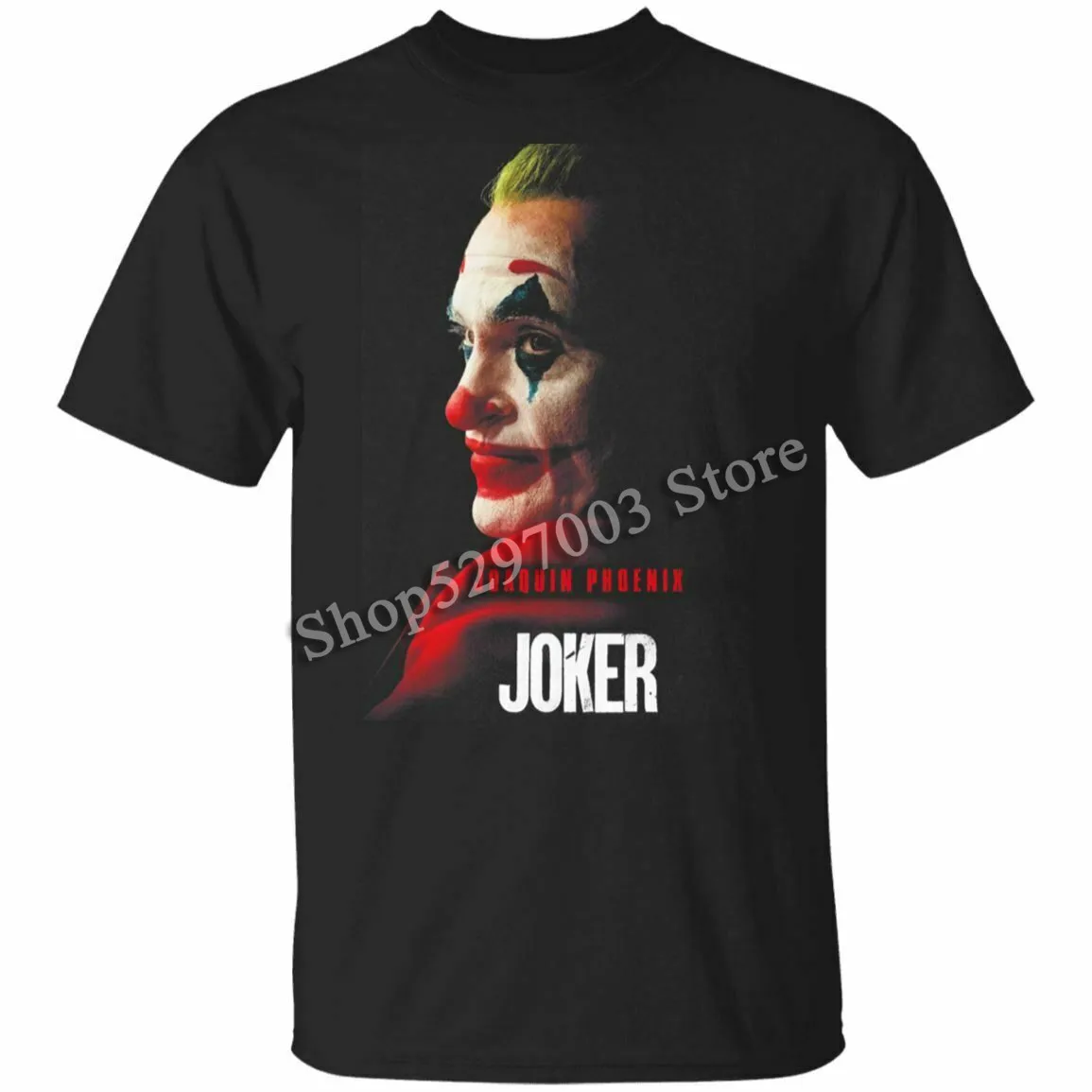 Мужская черная футболка Joaquin Phoenix Joker Movie S-3Xl с коротким рукавом 2019 | одежда