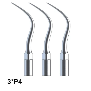 

New 3Pcs P4 Dental Equipment Teeth Care Tools For EMS and Woodpecker Ultrasonic Scaler Handpiece To Remove Subingival Calculus