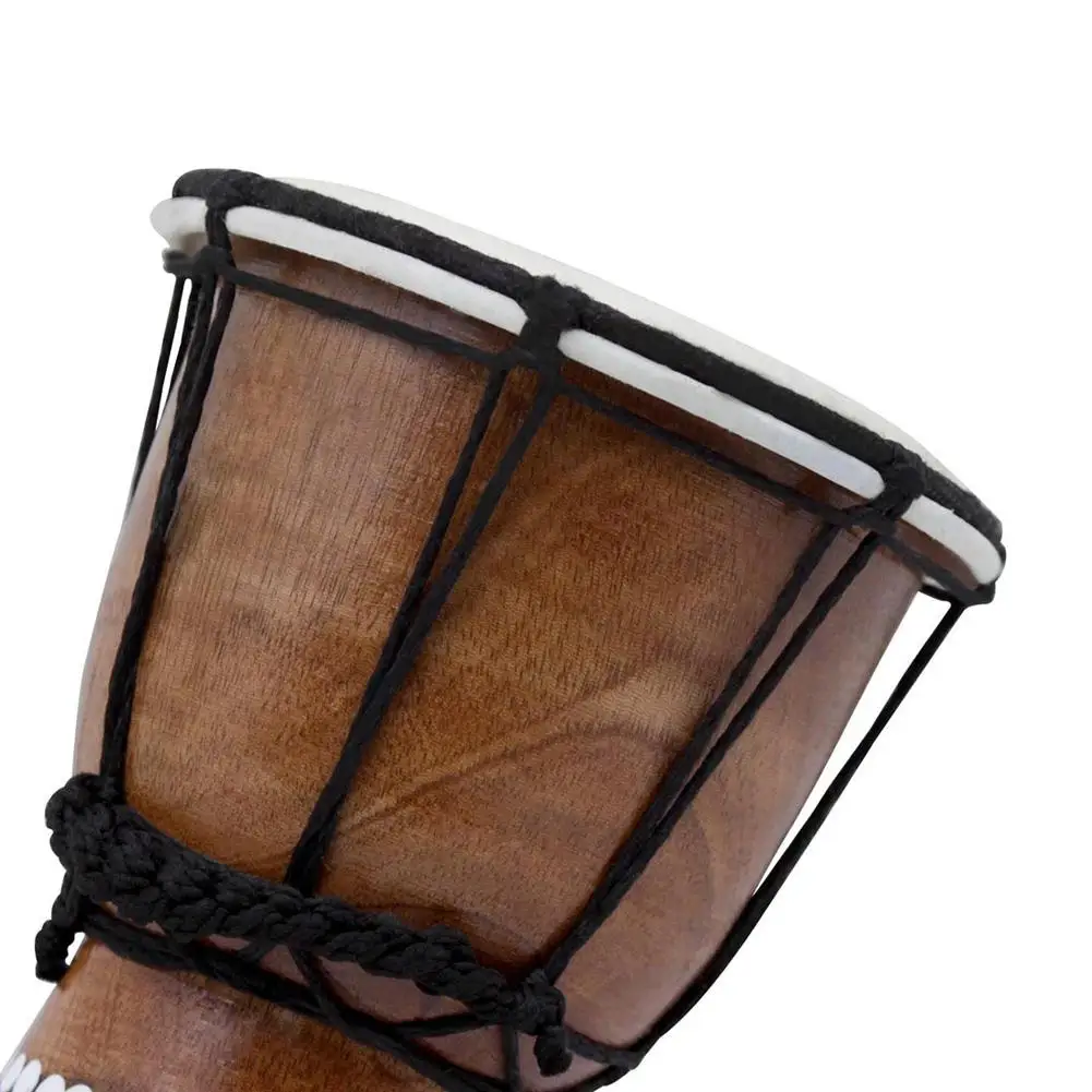 IRIN 4 дюйма Djembe Профессиональный деревянный музыкальный инструмент в африканском