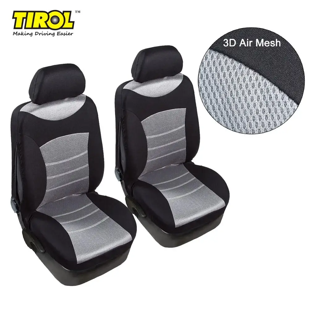 TIROL Universal Car Front Seat Cover P3 Air Mesh Breathable Protector (2 Pack) Airbag Compatible Fit Most Free Shipping | Автомобили и