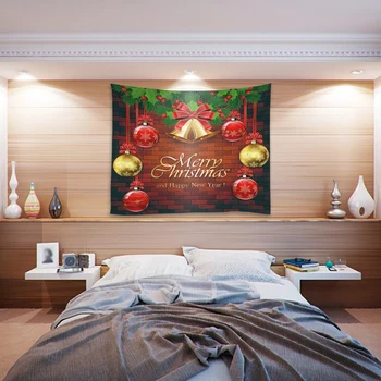 

Hot Christmas Tapestries Art Tapestry Polyester Tapestry Wall Hanging Tapestries Party Christmas Wedding Decoration Table Cloth