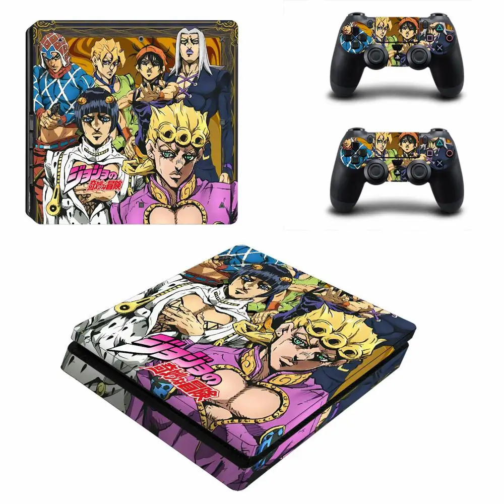 Аниме JoJo невероятное приключение PS4 тонкая кожа Стикеры наклейка для Игровые приставки 4 консоли и контроллер PS4 тонкая кожа Стикеры винил