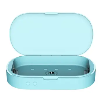 

10W Wireless Fast Charging UV Phone Sterilizer Box Jewelry Cleaner Sanitizer Disinfection Box with Aromatherapy