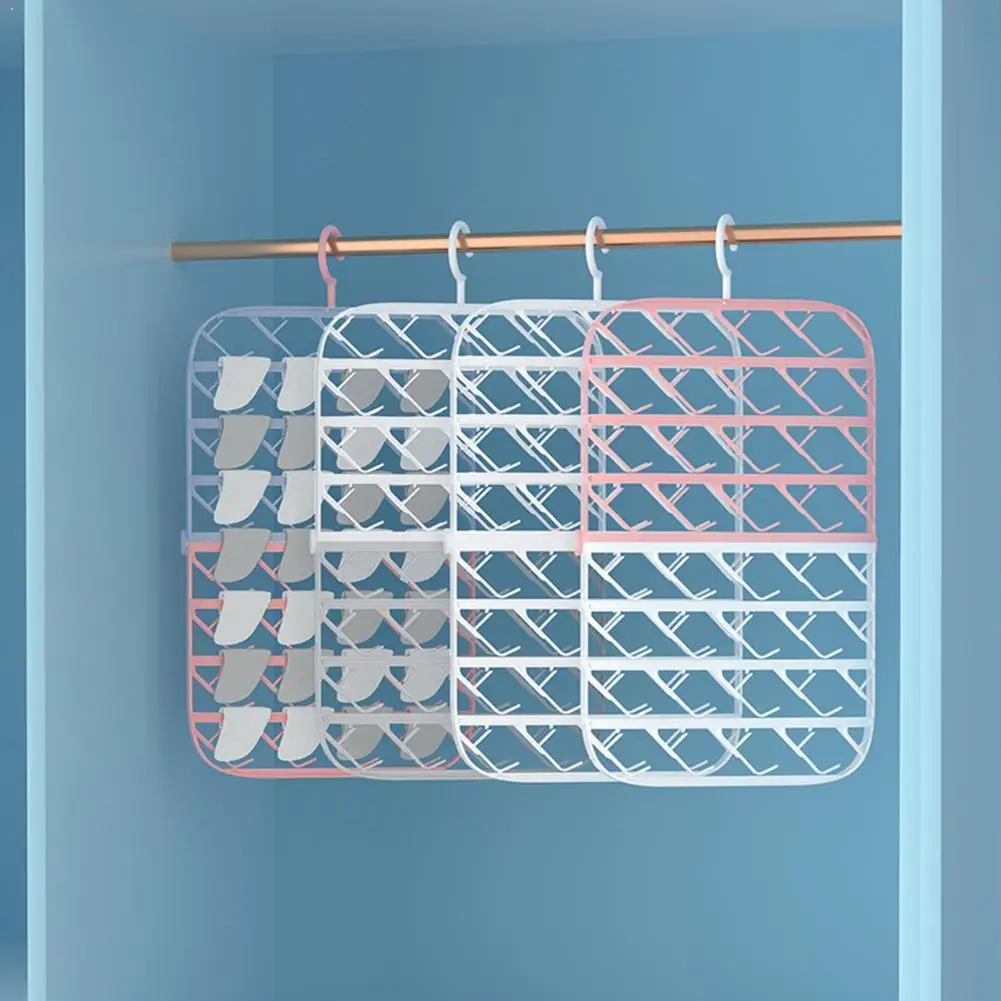 

TikTok Socks drying basket underwear drying rack student rack balcony dormitory clothes folded drying storage be can H4L5