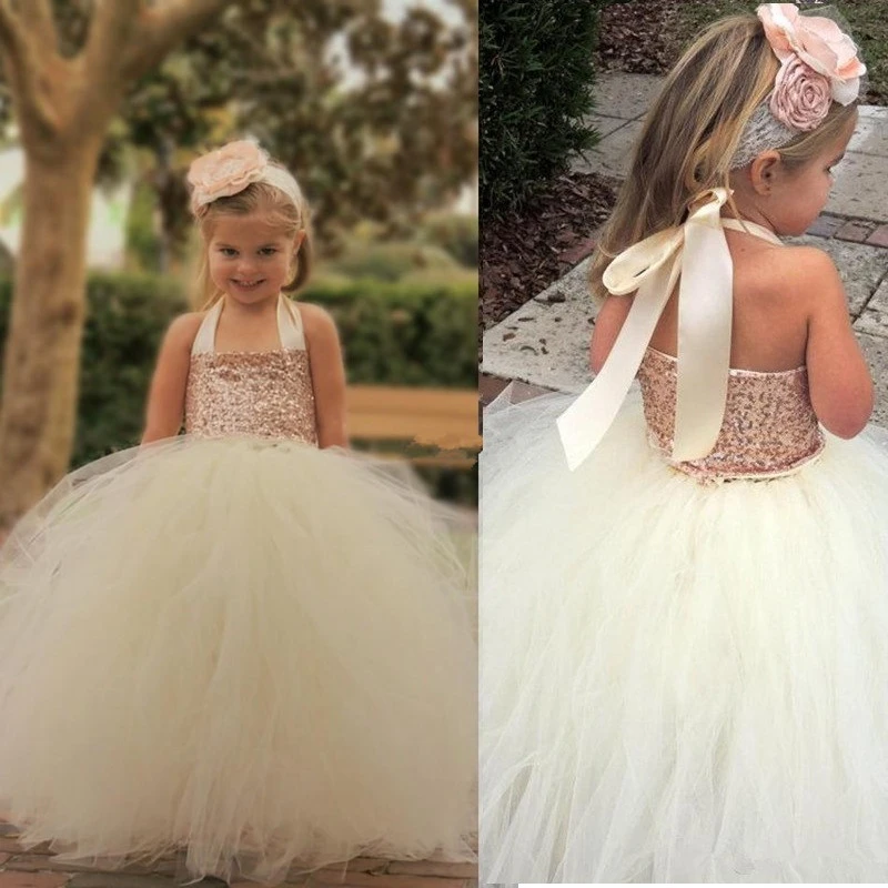 bling flower girl dresses