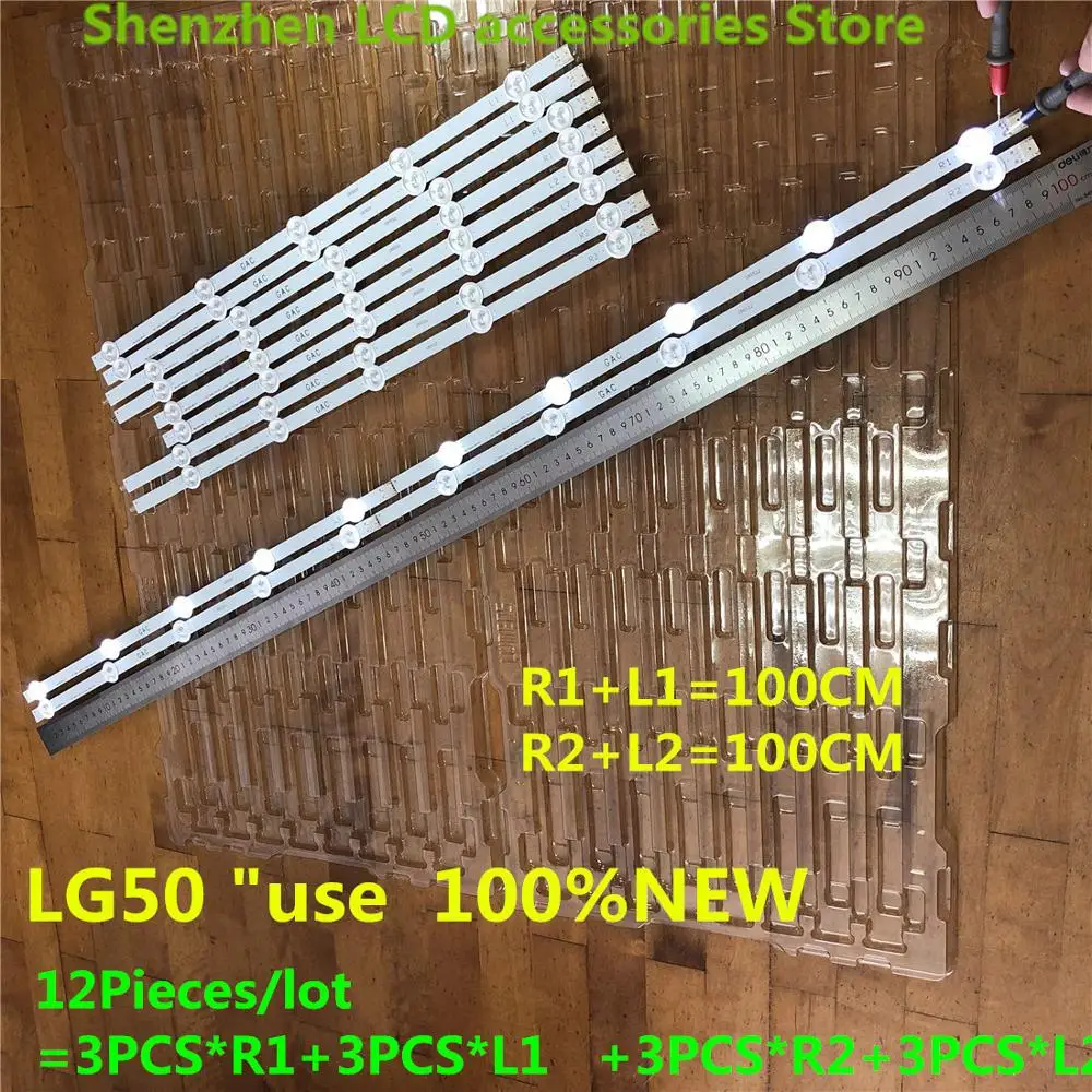 LED Backlights Strip For LG 50/" ROW 2.1 6916L-1273A 50LN542 50LN5400 50LA613