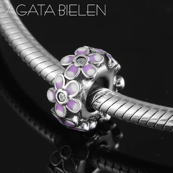 

Farmacia Fashion 925 Sterling Silver Blooming wild lily Spacer stopper beads Fit Original Pandora Charm Bracelet Jewelry making