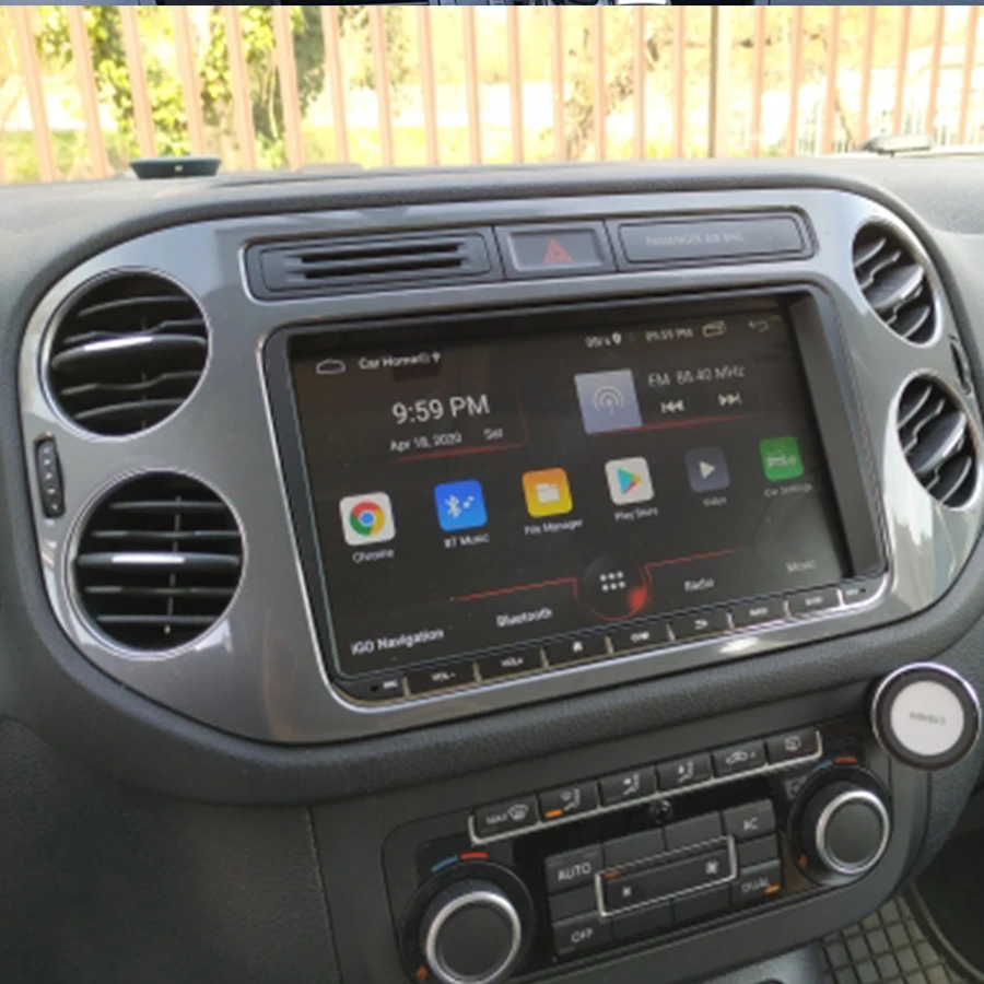 Автомобильный мультимедийный плеер Android 10 0 Gps для VW Tiguan 2012 радио Bluetooth Интернет USB