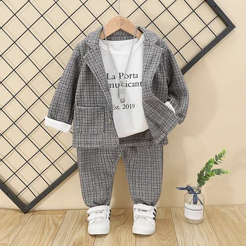 

Boys Clothes Baby Striped Jacket + Elastic Pants 2 PCS Children Suit Long Sleeves Toddler Clothing Baby Birthday Gift 1 Age