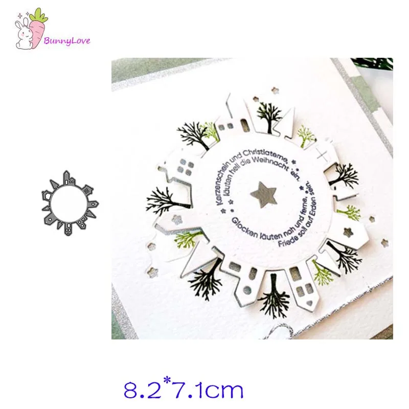 

Global village Metal Cutting Dies Scrapbooking For Paper Embossing Frame Card Dies Set
