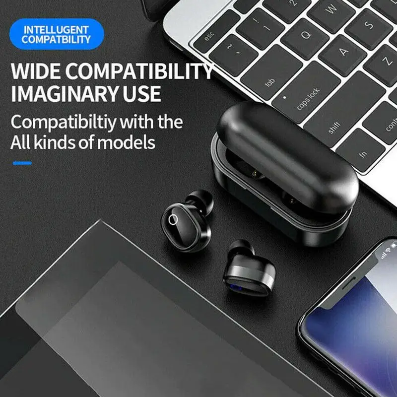 Модный A9 TWS беспроводной Bluetooth с зарядным ящиком 5,0 стерео гарнитура наушники-вкладыши Bluetooth гарнитура в ухо