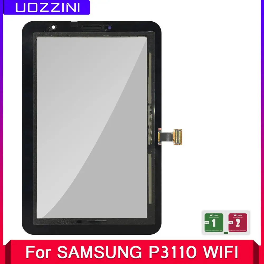 2 pçs tela para samsung galaxy tab 2 p3100 p3110 GT-P3100 GT-P3110 digitador da tela de toque sensor vidro