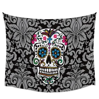 

Retro Pattern Sugar Skull Art Wall Tapestry Home Decoration Wall Hanging for Bedroom Living Room