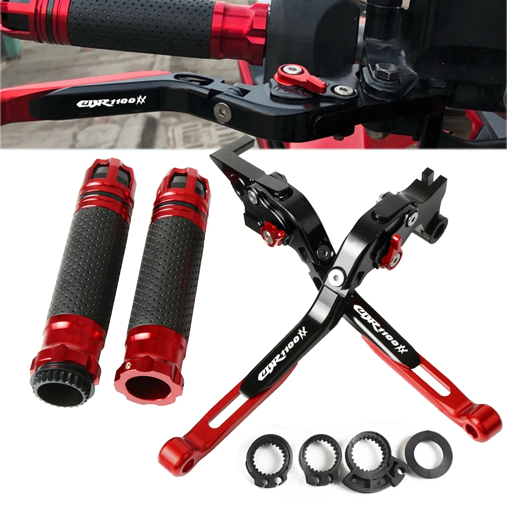 

Motorcycle Racing Grips Handle Grips Brake Levers Clutch For Honda CBR1100XX / BLACKBIRD 1997-2007 1998 1999 2000 2001 2002-2007