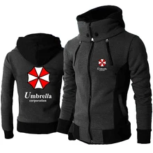 

2021 Fashion Umbrella Men's Clothing Full-Zip Men Windproof Jacket Fleece Hoodies Outdoor Sweatshirt Casual Design Man SportWear