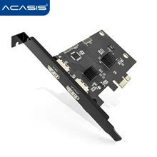 Acasis – carte d'acquisition vidéo PCIe HD 1080P, prise en charge de PS4/switch/xbox, caméra d'enregistrement pour diffusion en direct