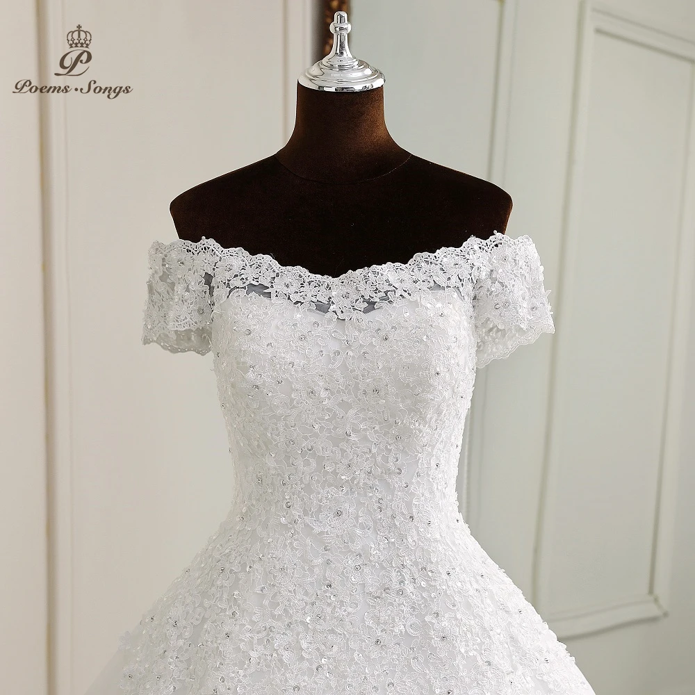 Vestido de novia elegante con cuello barco, manga corta, largo hasta el  suelo, vestido de matrimonio bohemio personalizado, vestidos de novia -  AliExpress, image size:1000x1000
