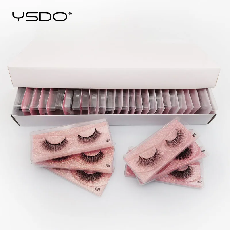 Ресницы Накладные норковые объемные YSDO 20/30/40/50/100 шт.|Накладные ресницы| |