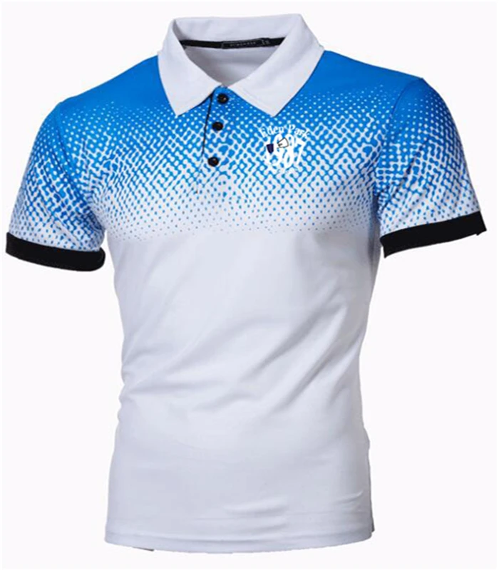 Mens פולו חולצה 2020 חדש קיץ עדן פרק קצר שרוול תורו מעל צווארון Slim חולצות מקרית לנשימה שינוי צבע עסקים חולצה