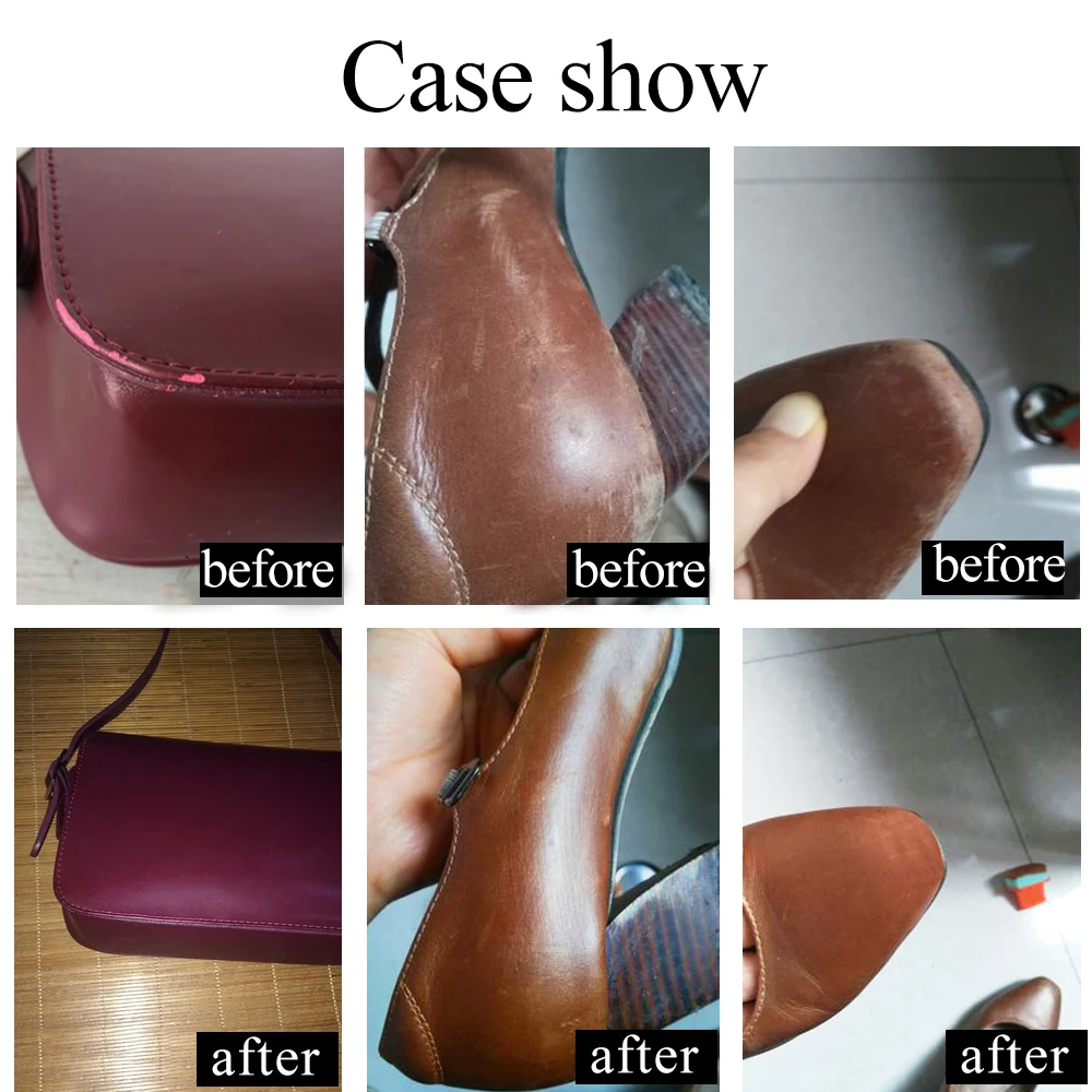 Кожаный светильник для восстановления краски коричневая обувь акриловая краска для кожи диваны-мешки для обуви отверстия для одежды царапины трещины рипы ремонт