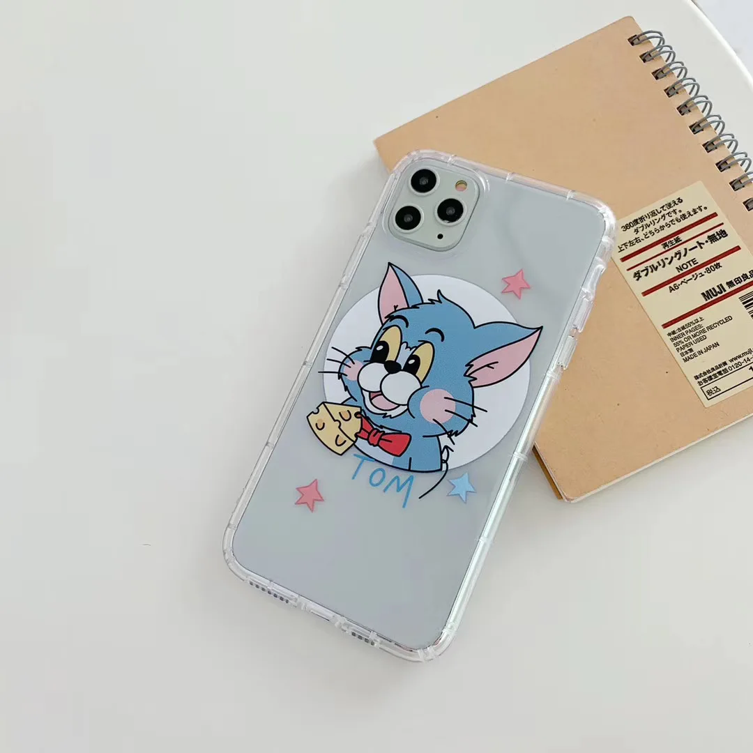 Японский милый мультяшный Q версия том Джерри чехол для телефона iphone Xs 11 pro MAX 7 8 plus