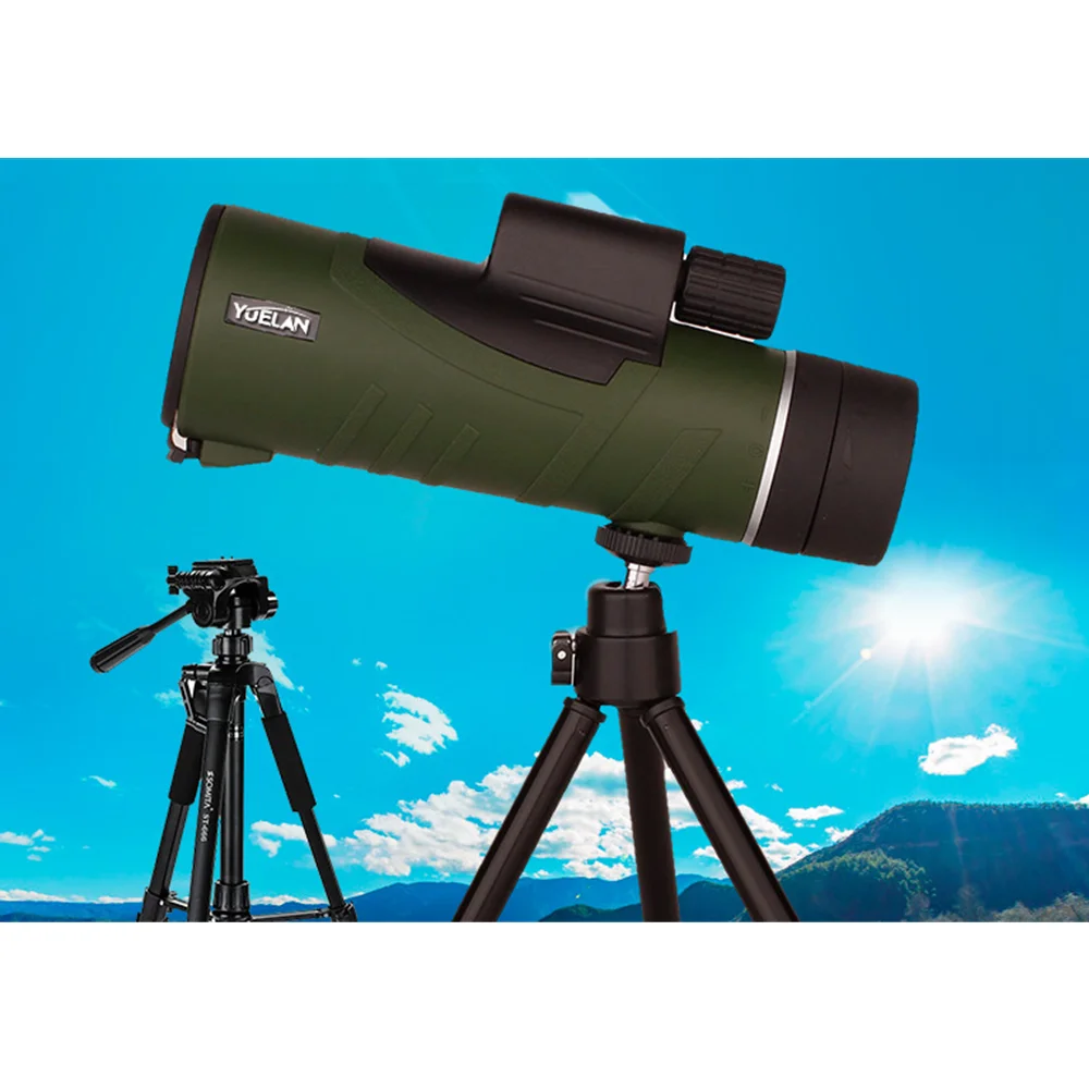 Yuelan 8x50 HD монокуляр высокой четкости для охоты мерцающий детский телескоп D10114