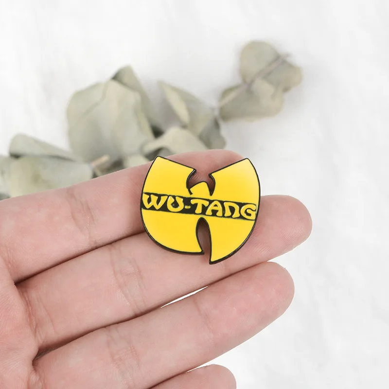 Мультфильм Wudang рок-группа брошь для Wopmen креативный WU-TANG значок эмаль булавки хиджаб булавки джинсовые куртки рюкзак Ювелирные изделия Подарки