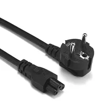 

EU Power Adapter Supply Cord 1.5m 2m 3m Euro Plug IEC C5 Power Cable For HP Notebook Asus Dell Laptop Computer Monitor LG TV