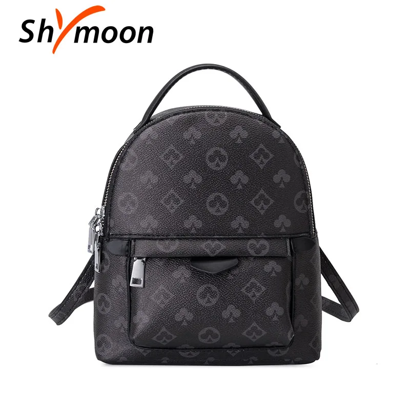

SHYMOON 2020 New Style Luxury brand women backpacks vintage backpack for women Female Shoulder Bag and crossbody bags