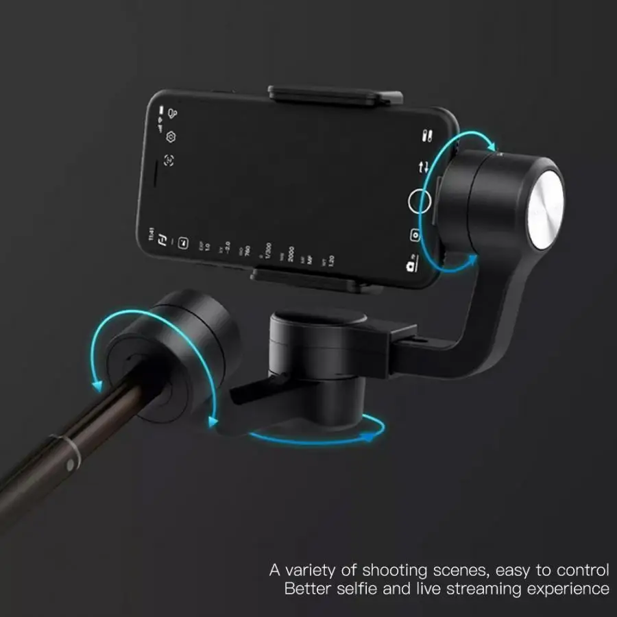 FeiyuTech Feiyu Vimble 2s Смартфон шарнирный 320 градусов Ручной Стабилизатор с мини-штативом для iPhone X Xs 8 для телефонов samsung