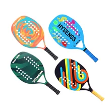 New Beach Tennis Racket Men and Women Outdoor Sports Carbon Racket Professional Tennis Beach Racket with 3 Balls